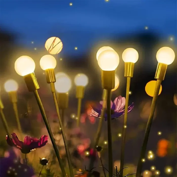 Estaca Solar Ramo de Flores con 8 Leds - Imagen 4