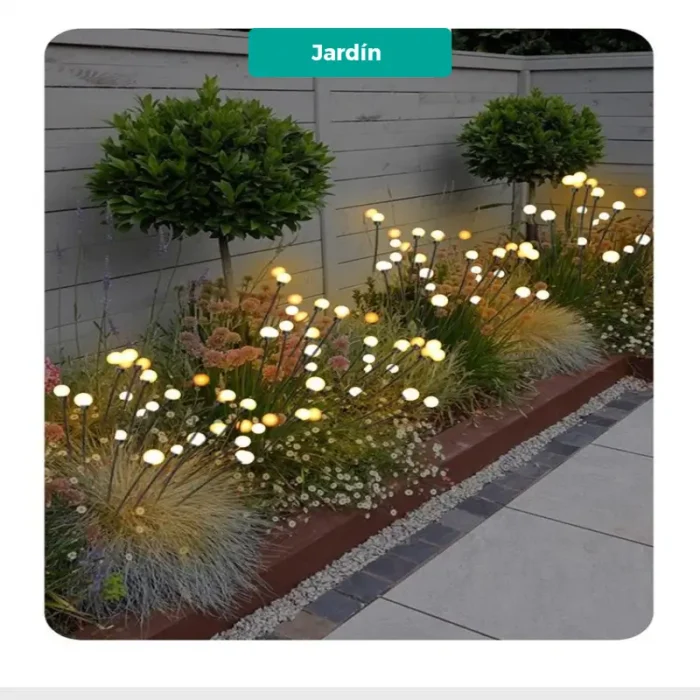 Estaca Solar Ramo de Flores con 8 Leds - Imagen 6