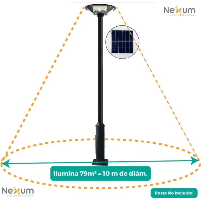 Farol de Jardín Solar UFO 200W - Imagen 5
