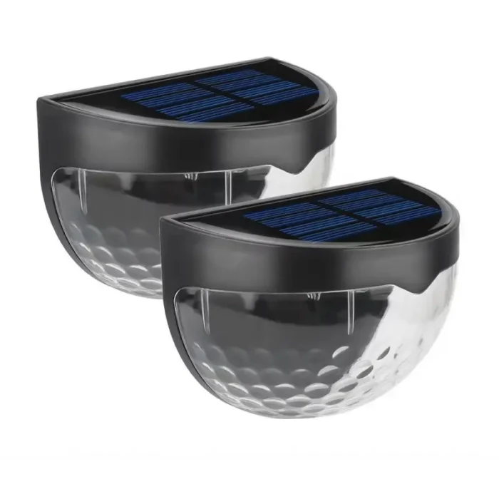 Aplique Solar de Pared Media Esfera x 2 Unidades