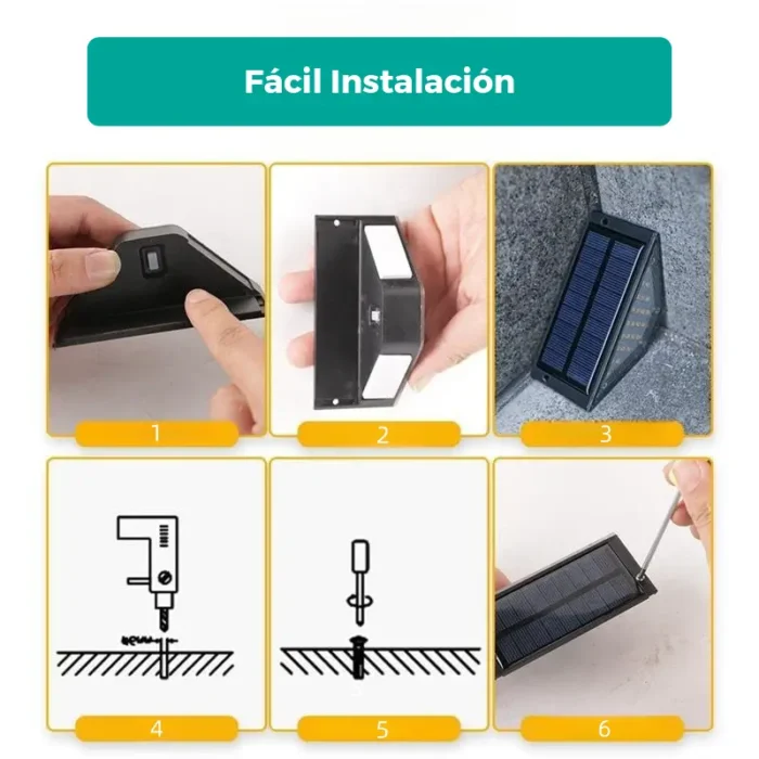 Luces Solares para Escaleras y Deck Exterior LED  - Pack x2 - Imagen 9