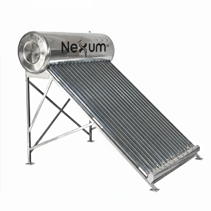 Termotanque Solar Termosifónico 200 Litros Acero Inoxidable - Imagen 2