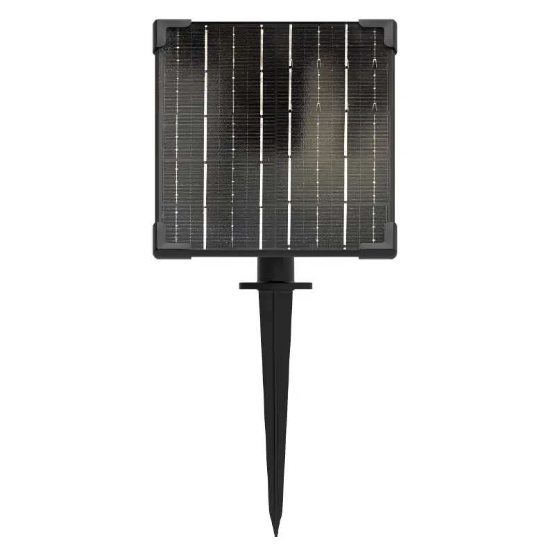 Kit 4 Estacas Solares LED con Panel Separado - Luz Fría 6500K - Imagen 4