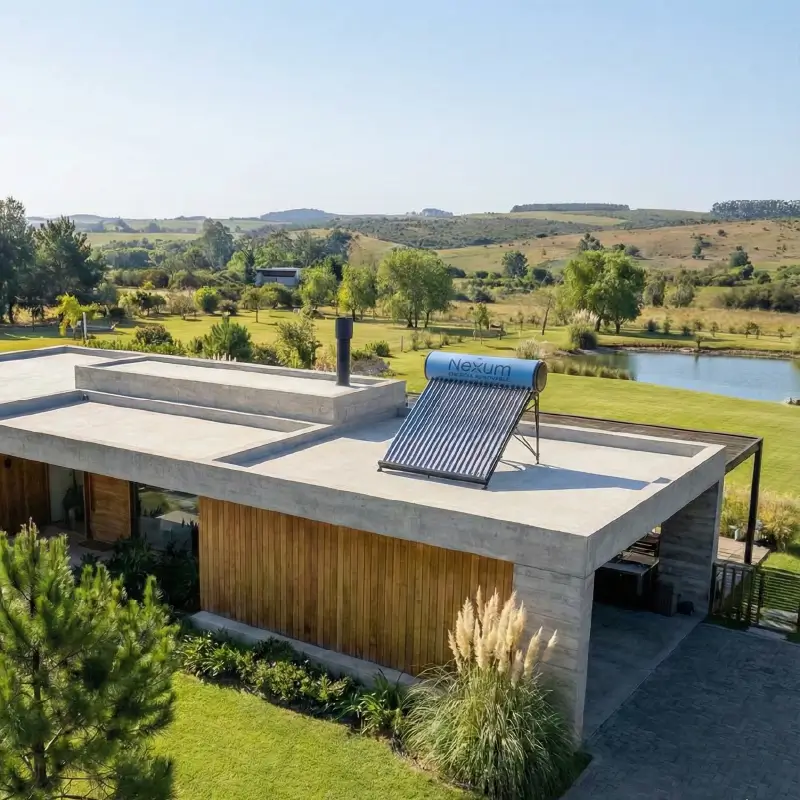 Termotanque Solar 200 litros Presurizable instalado