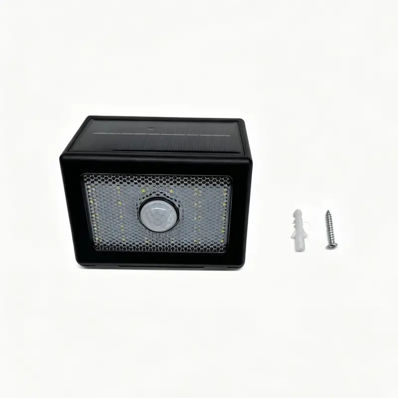 Aplique Solar de Pared con Sensor de Movimiento
