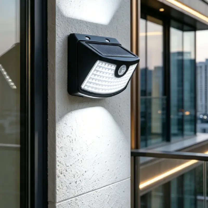 Aplique Solar de Pared 350 Lúmenes