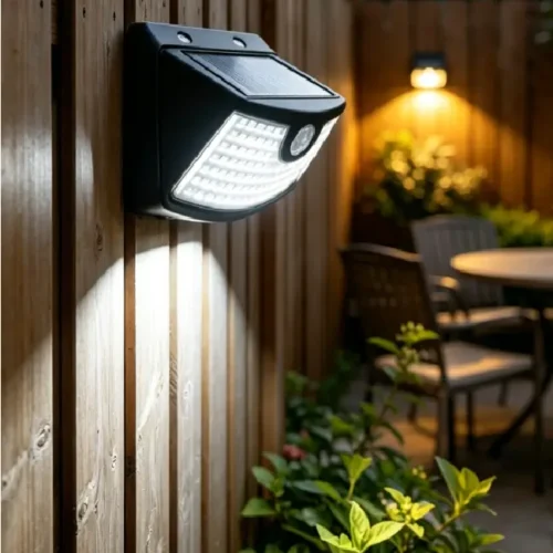 Aplique Solar de Pared 350 Lúmenes