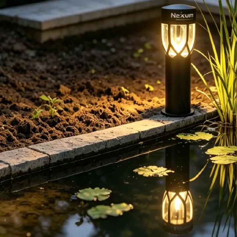 Estaca Solar de Jardín Diseño Cilíndrico - Pack x2 Unidades - Imagen 10