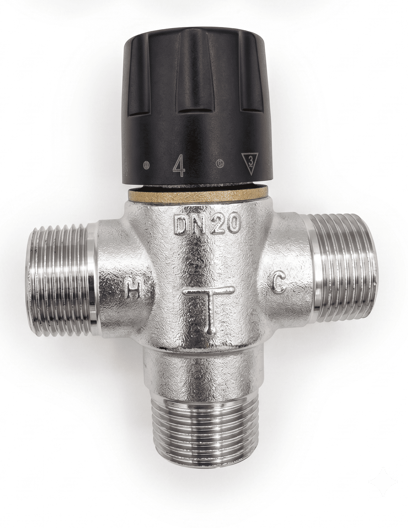 Válvula Mezcladora Termostática para Termotanque Solar 3/4" - Imagen 3