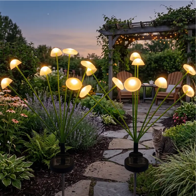 Estaca Solar Ramo de 8 Leds - 4 Diseños (Pack x2) - Imagen 11