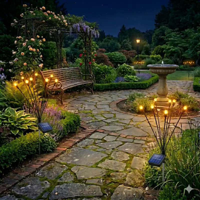 Estaca Solar Ramo de 8 Leds - 4 Diseños (Pack x2) - Imagen 12