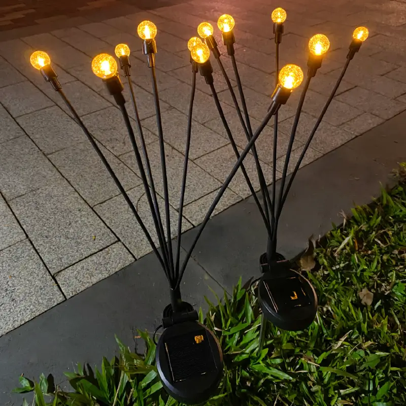 Estaca Solar Ramo de 8 Leds - 4 Diseños (Pack x2) - Imagen 13